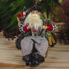 Papai Noel Branco E Vermelho Sentado 45cm| Natal Formosinha